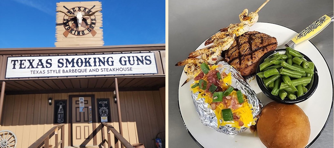 Texas Smoking guns Menu